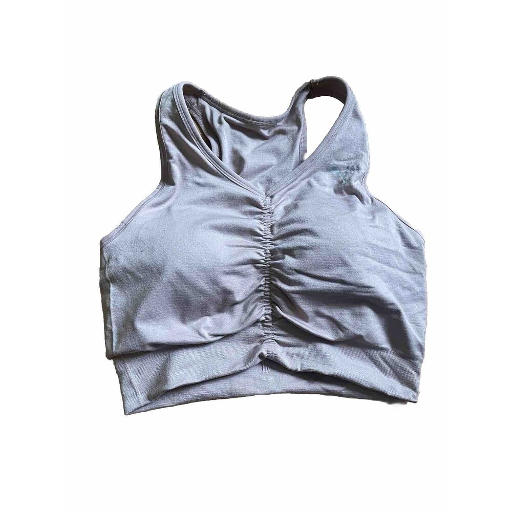 Puma Low Support Seamless Removeable Cups TAN Sports Bra Drycell Size Large